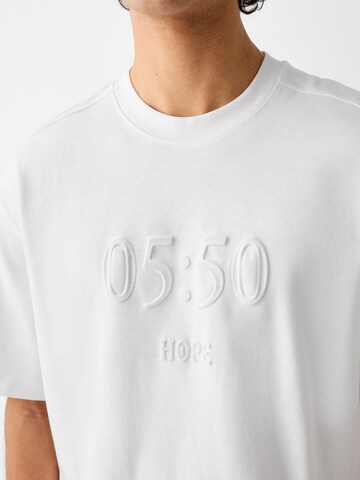 Bershka Shirt in White