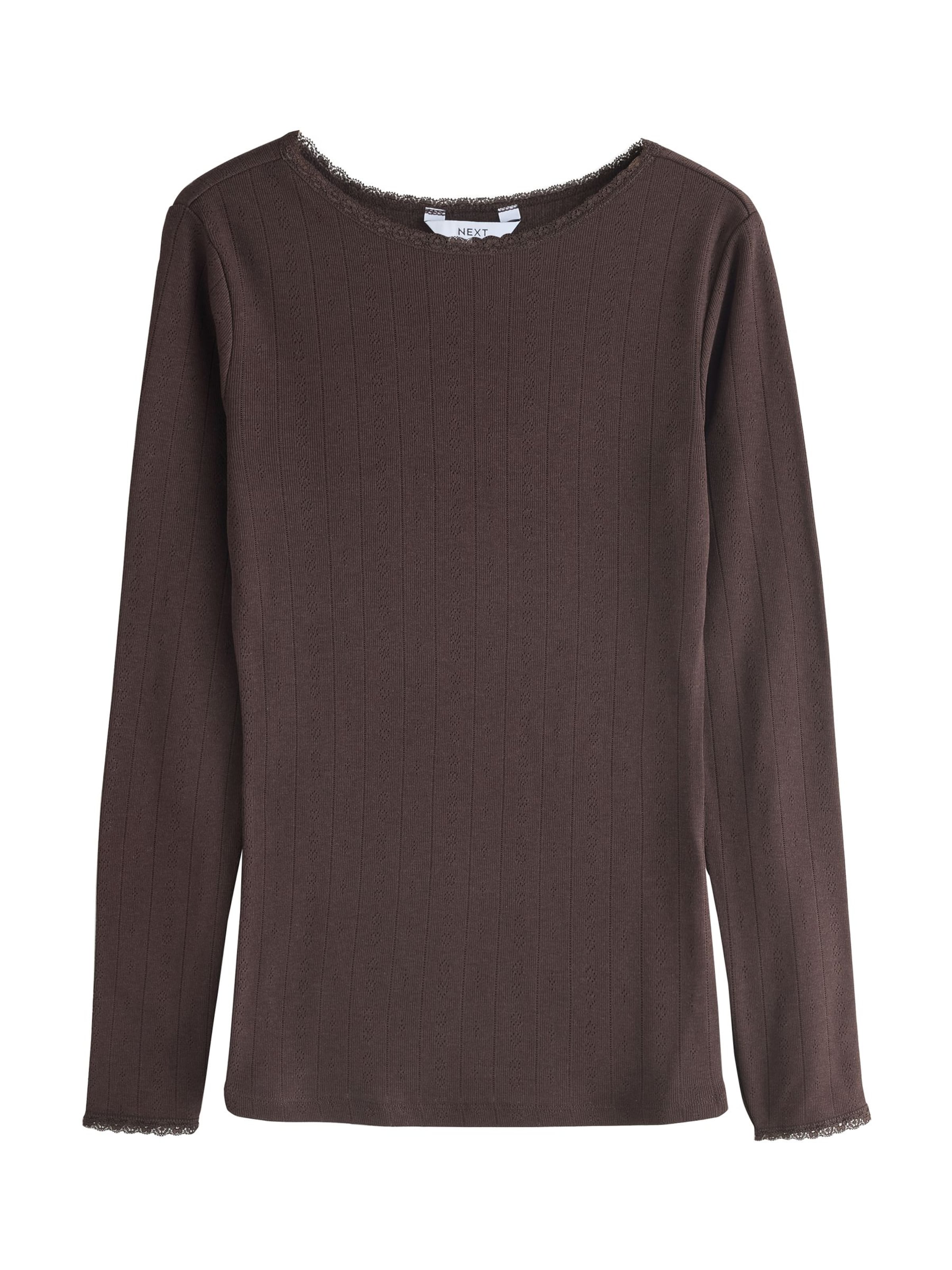 Next Undershirt in Brown: front