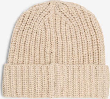 Marie Lund Beanie in Beige: front