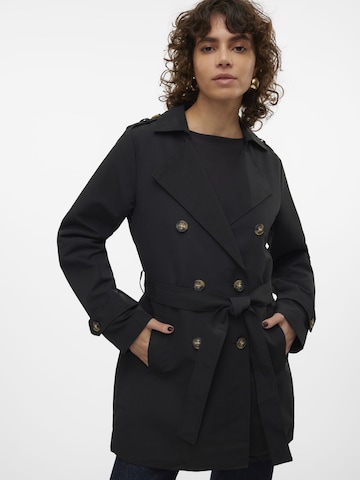 VERO MODA Between-Seasons Coat 'CHLOE' in Black