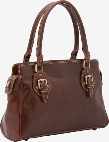 Viola Castellani Handtasche in Braun: Vorderseite