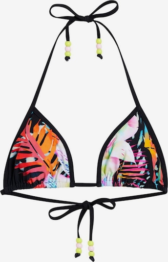 Desigual Bikinitoppi 'Daiquiri' koossa 80 värissä tummanoranssi / vaaleanpunainen / musta / valkoinen, Tuotenäkymä