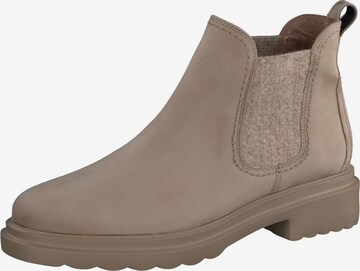 Paul Green Chelsea Boots in Beige: front