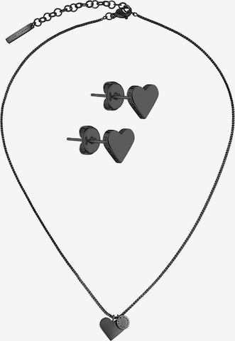 Liebeskind Berlin Schmuckset in Schwarz: Vorderseite