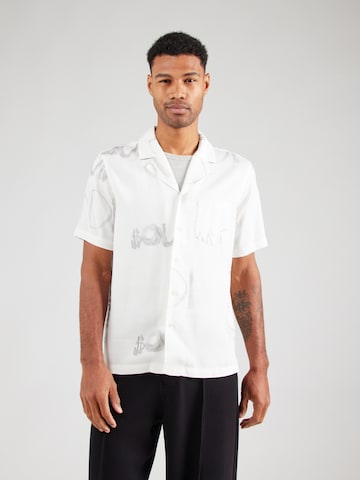 Soulland Regular fit Button Up Shirt 'Orson' in White: front