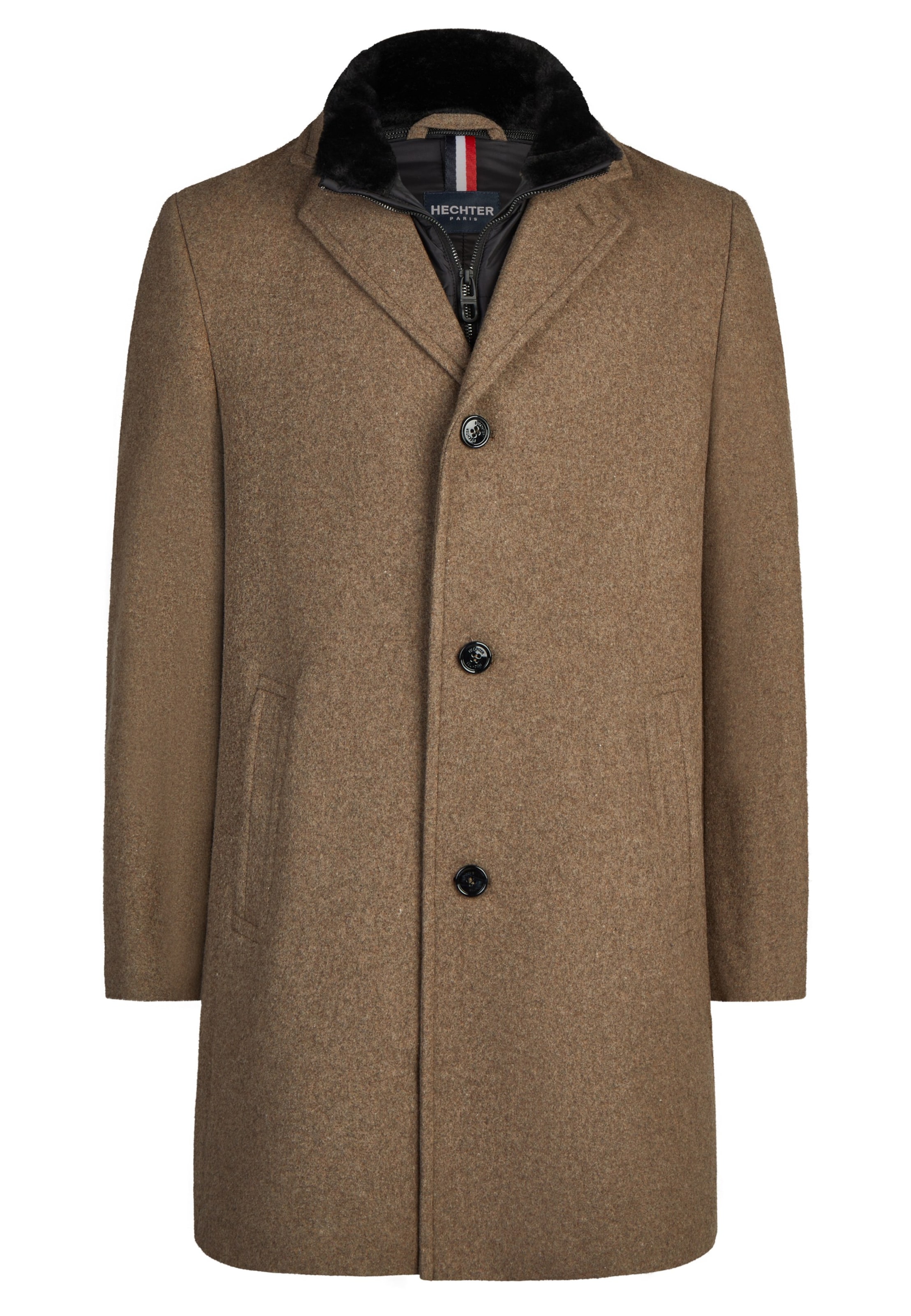 HECHTER PARIS Between-seasons coat in XXL in Grey, Item view