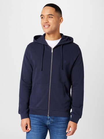 ARMEDANGELS Zip-Up Hoodie 'Saromian' in Blue: front