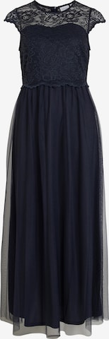 VILA Společenské šaty 'Lynnea' – modrá: přední strana