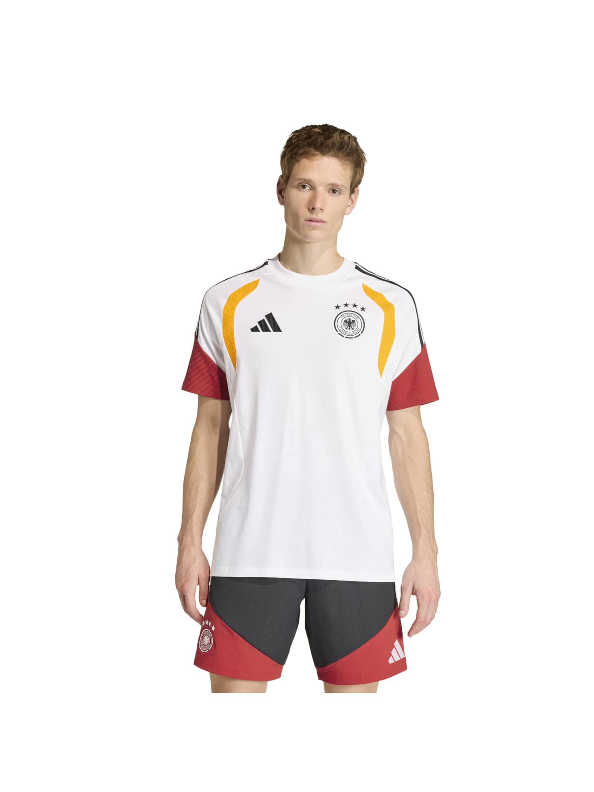 ADIDAS PERFORMANCE Jersey 'DFB TEE' in White: front