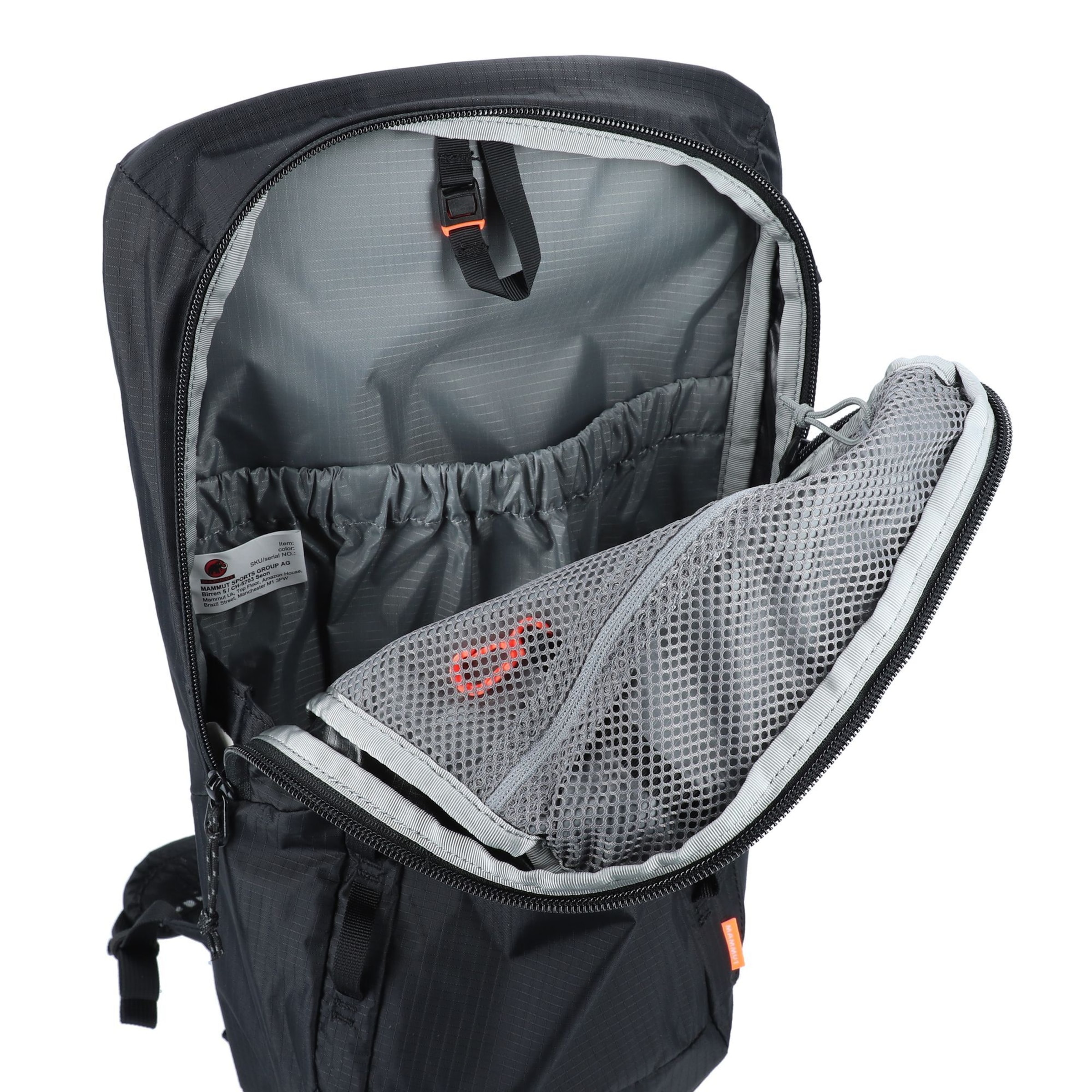 Zaino sportivo 'Neon light' di MAMMUT in nero