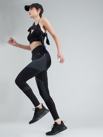 UNDER ARMOUR Skinny Sportbroek 'Vanish' in Zwart