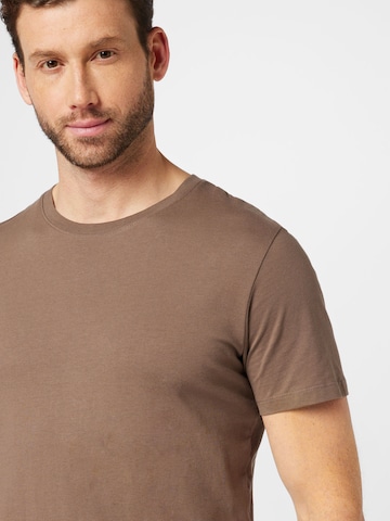 Coupe slim T-Shirt JACK & JONES en marron