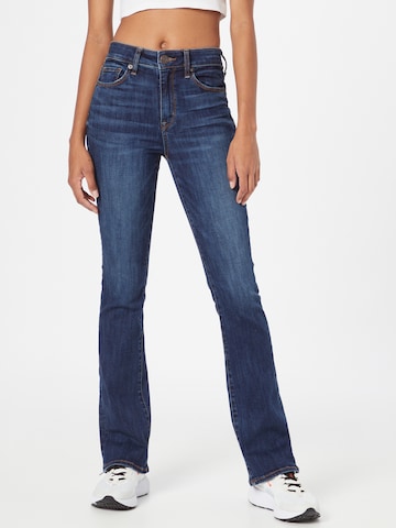 American Eagle Flared Jeans in Blue: front