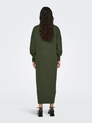 ONLY Knitted dress 'ONLNEW TESSA' in Green