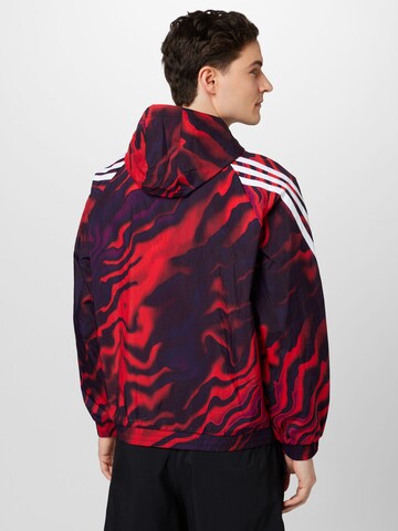 ADIDAS SPORTSWEAR Sport sweatshirt 'Future Icons Allover Print' i röd