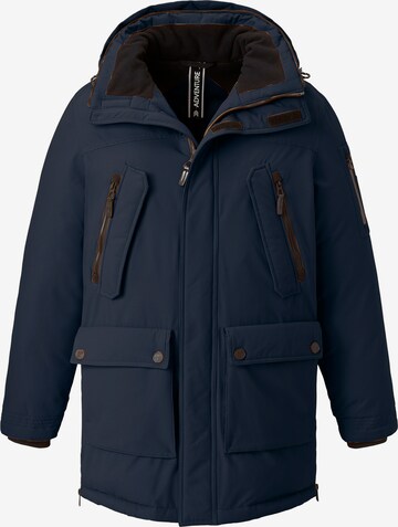 REDPOINT Winter Parka 'Eddy 2.0' in Blue: front