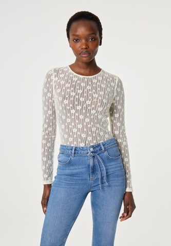 Fabienne Chapot Blouse in Beige: voorkant