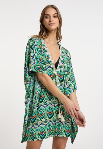 Kimono IZIA en vert : devant