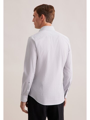 SEIDENSTICKER Slim fit Business shirt in Grey