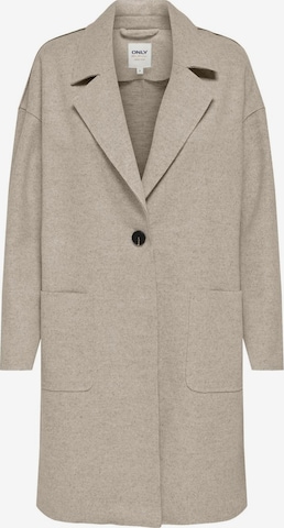 Manteau mi-saison 'NANA-MALIA' ONLY en gris : devant