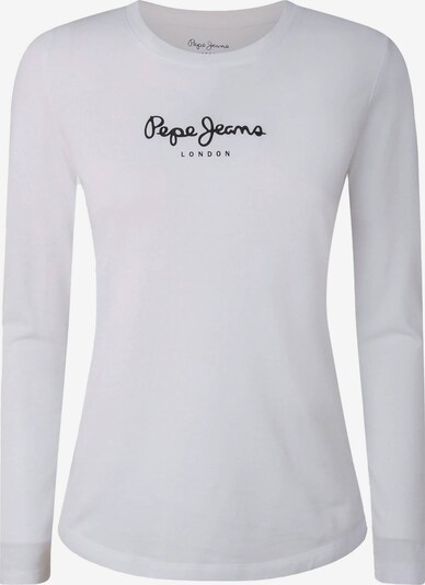 Maglietta 'New Verginia' Pepe Jeans di colore nero / offwhite, Visualizzazione prodotti