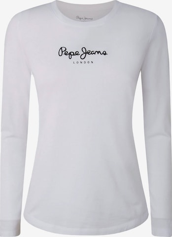 Pepe Jeans Koszulka 'New Verginia' w kolorze biały: przód