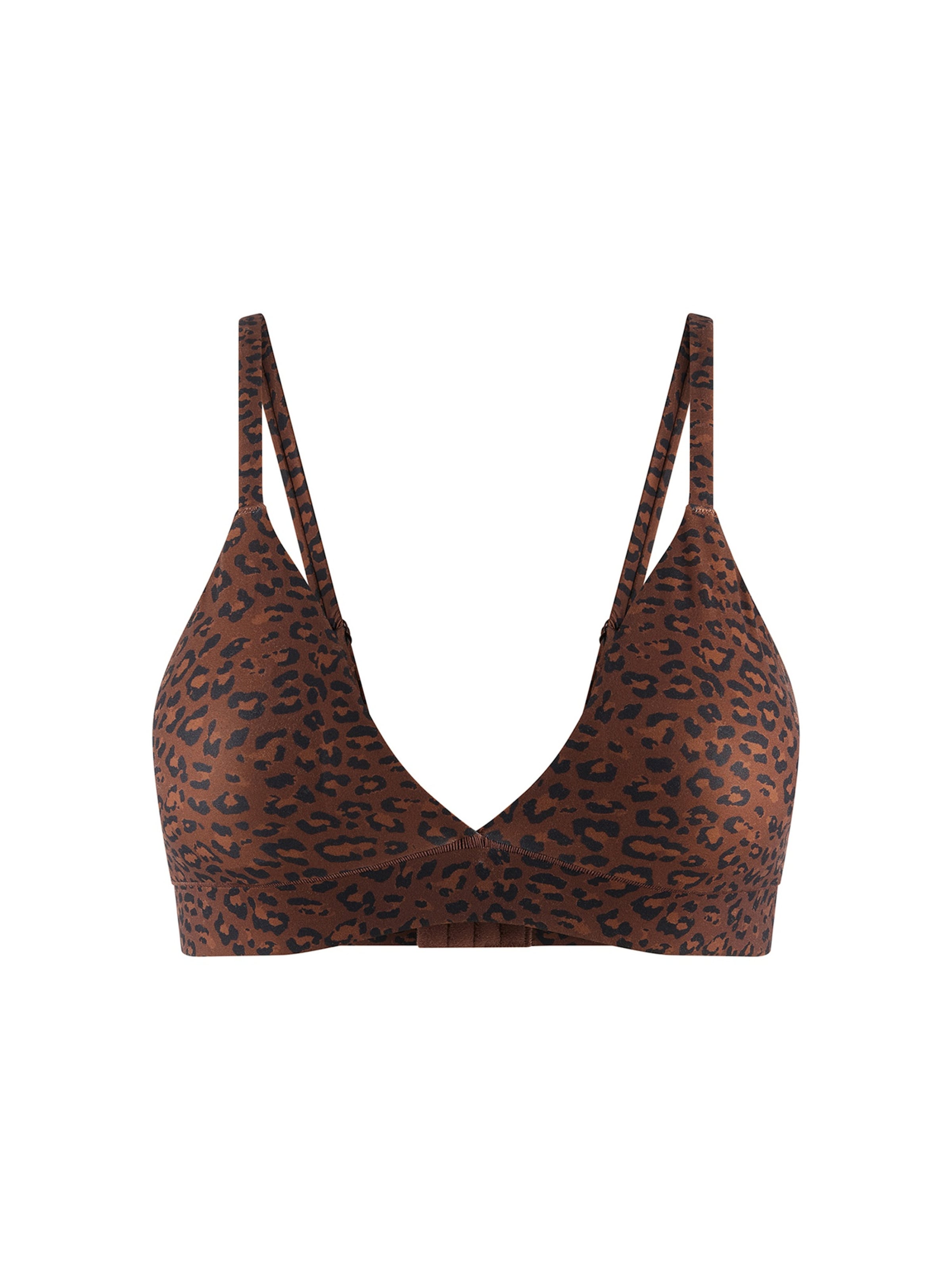 ETAM Triangel BH 'Pure Soft' in Braun: Vorderseite