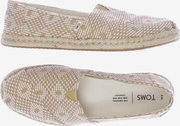 TOMS Halbschuh 38,5 in Beige: predná strana