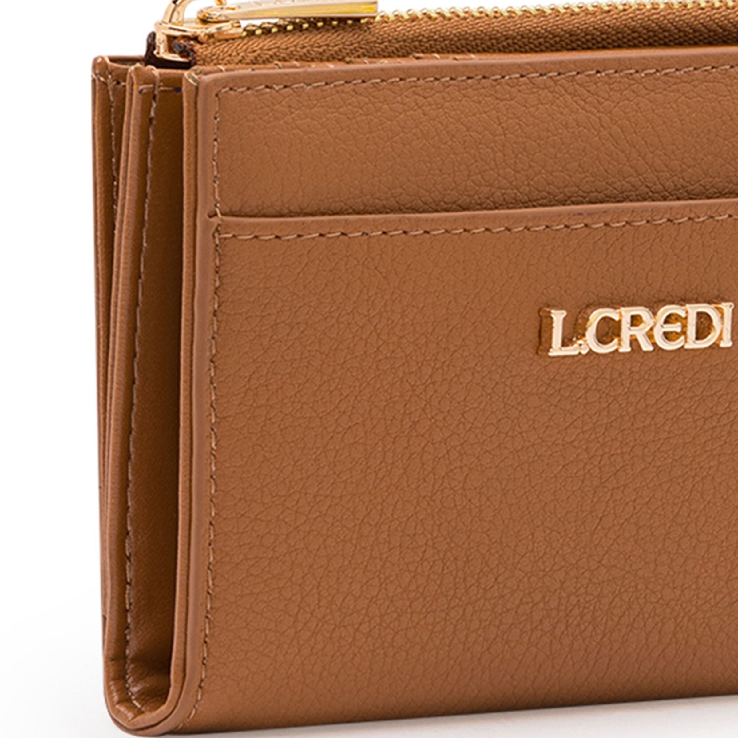 Portamonete di L.CREDI in marrone