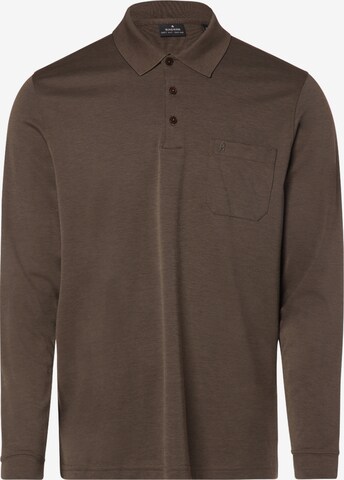 Ragman Shirt in Bruin: voorkant