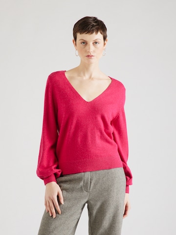 VILA Sweater 'RIL' in Red: front