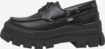 BUFFALO - Mocassins 'Aspha' em preto: frente