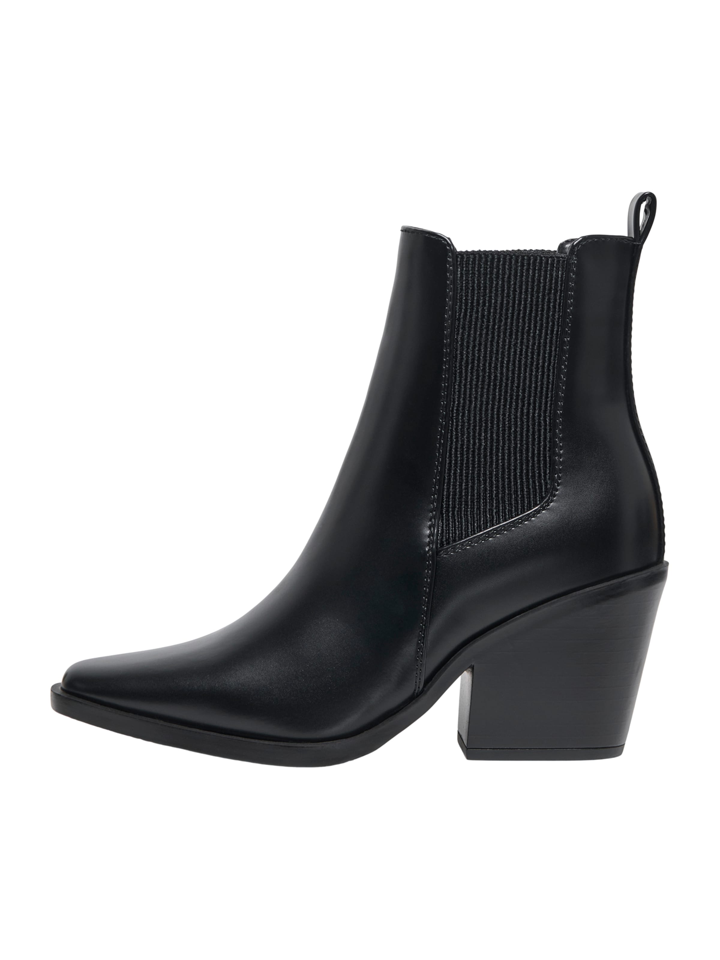 ONLY Chelsea-saapad 'ONLBrooke-4', värv must: eest vaates