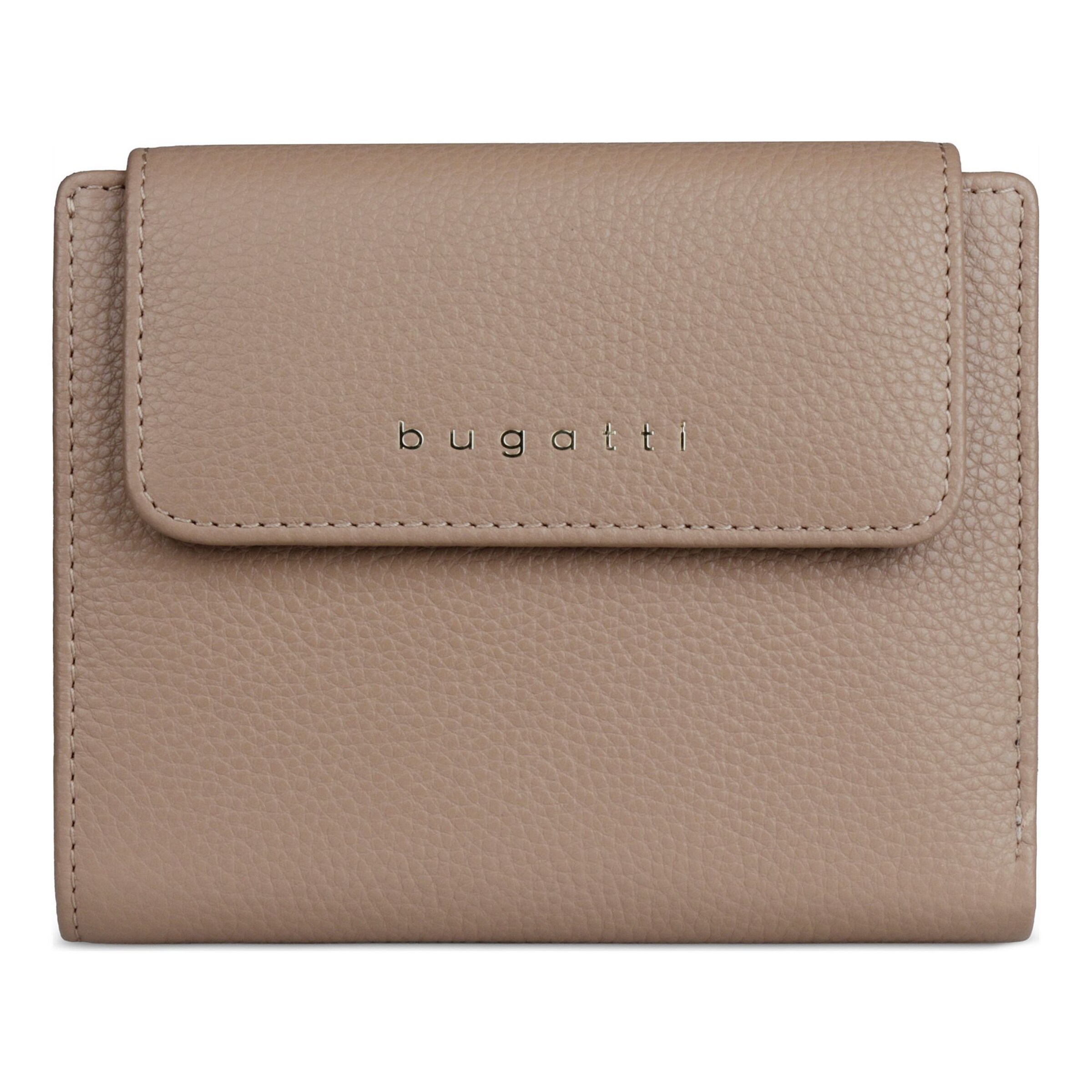Portamonete di bugatti in beige: frontale