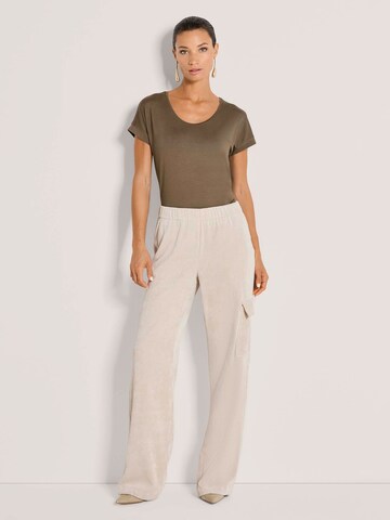 MADELEINE Regular Broek in Wit: voorkant