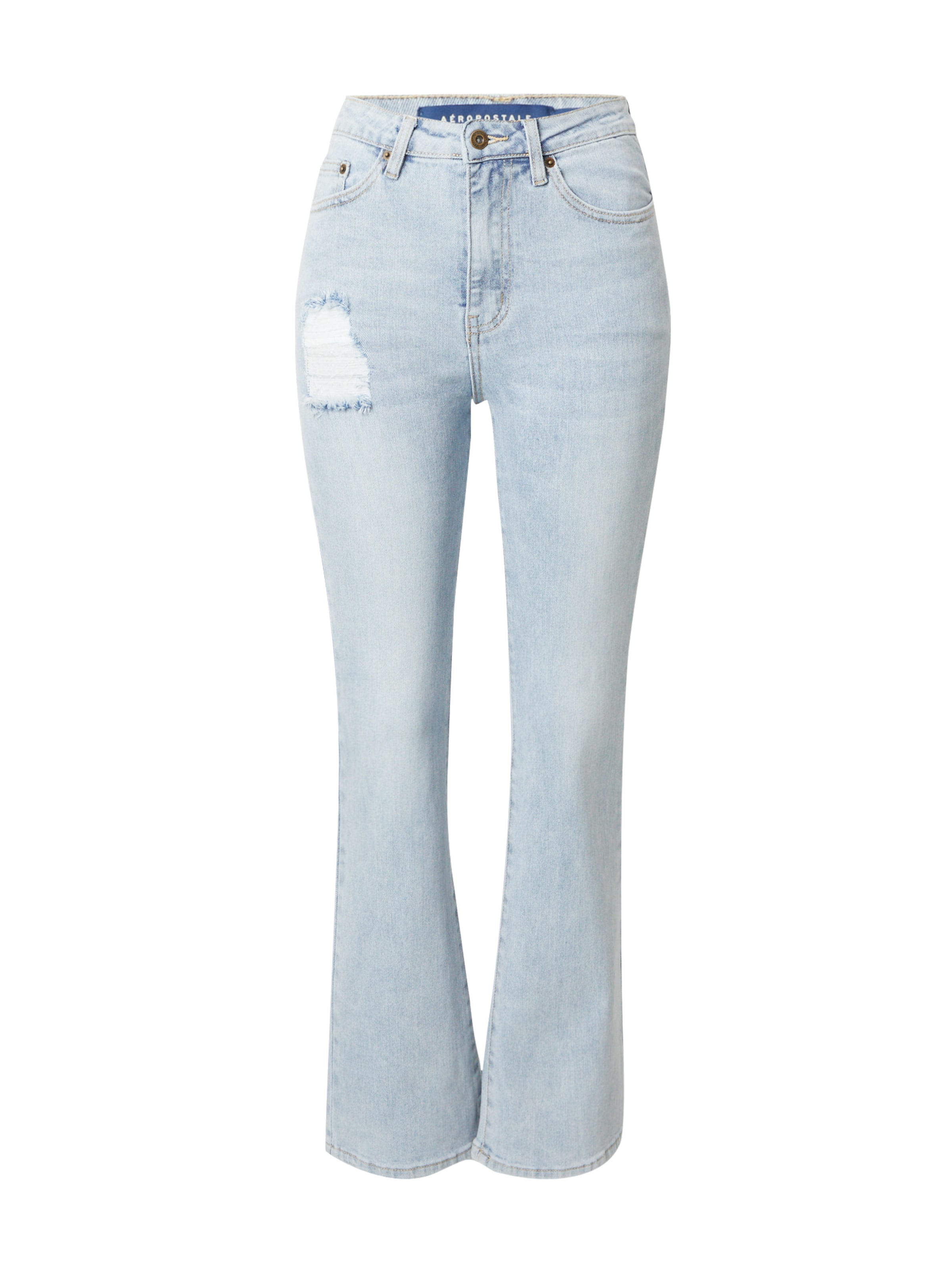 Evazați Jeans de la AÉROPOSTALE pe albastru: față