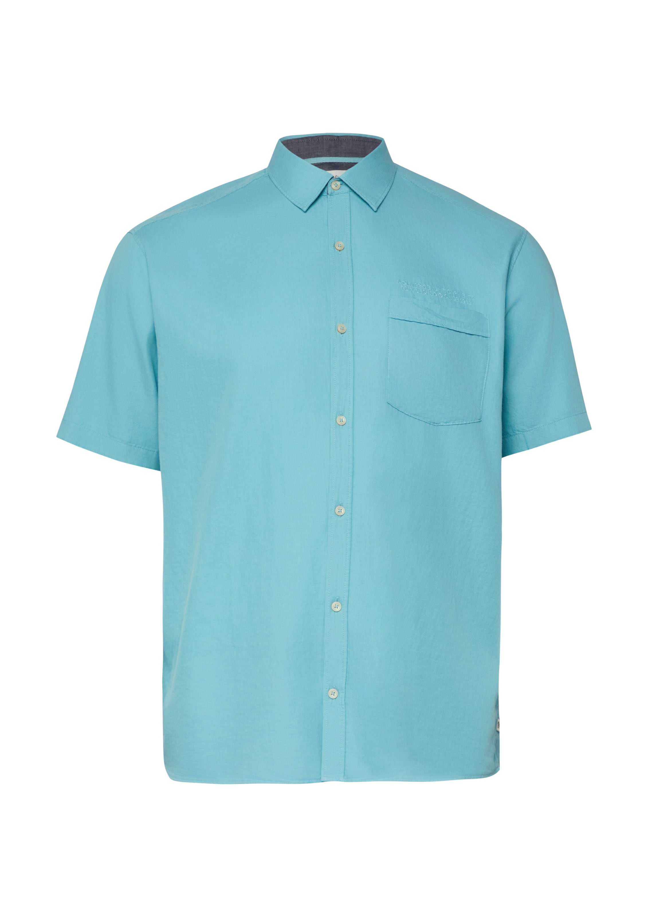 Coupe regular Chemise s.Oliver en bleu : devant
