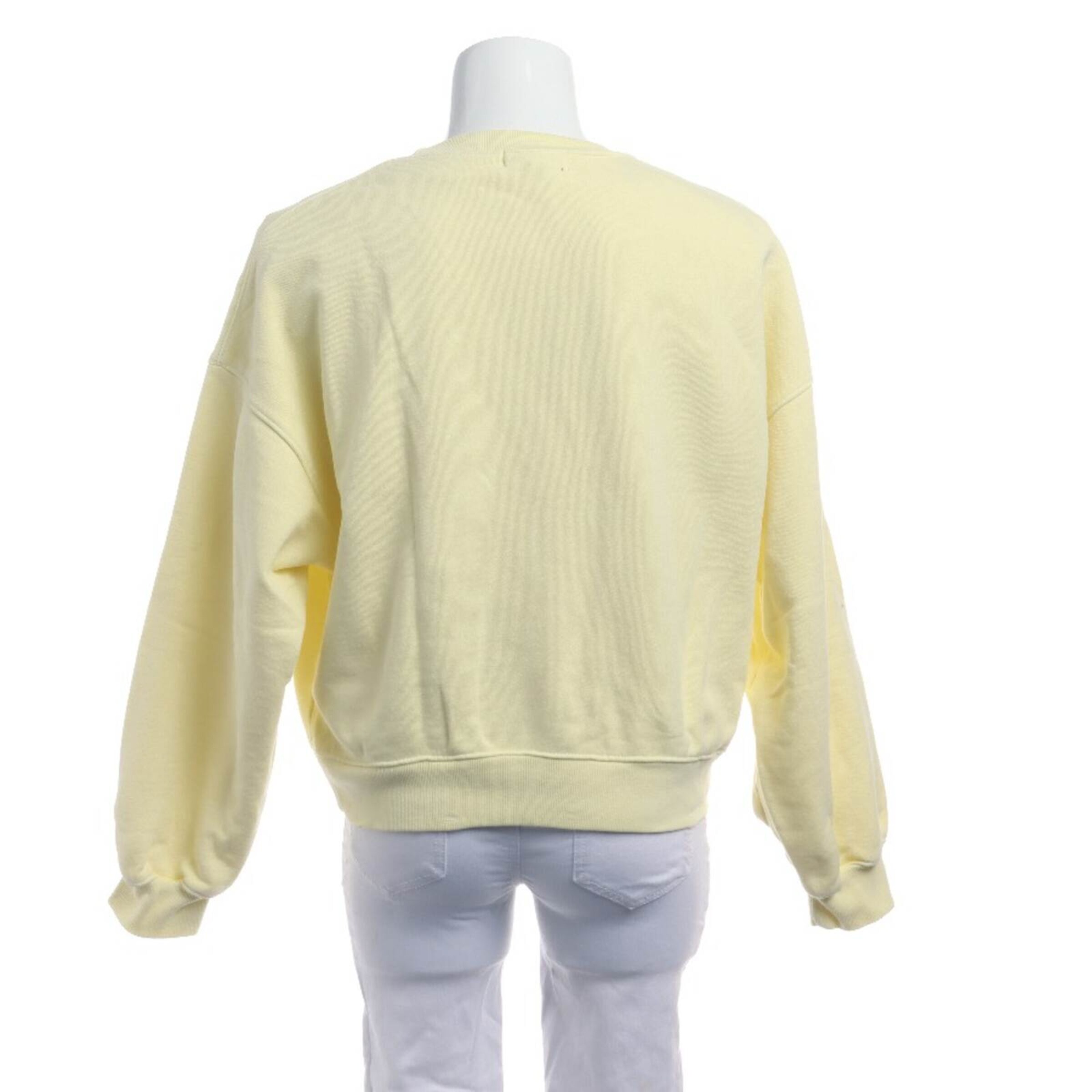 AGOLDE Sweatshirt & Zip-Up Hoodie in S in Yellow