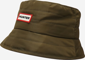 HUNTER Hat in Green: front