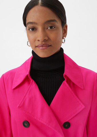 COMMA Overgangsfrakke i pink