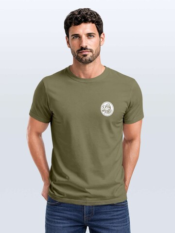 Neverless Shirt 'Walross' in Green