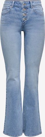 Evazați Jeans 'ONLMINDY' de la ONLY pe albastru: față