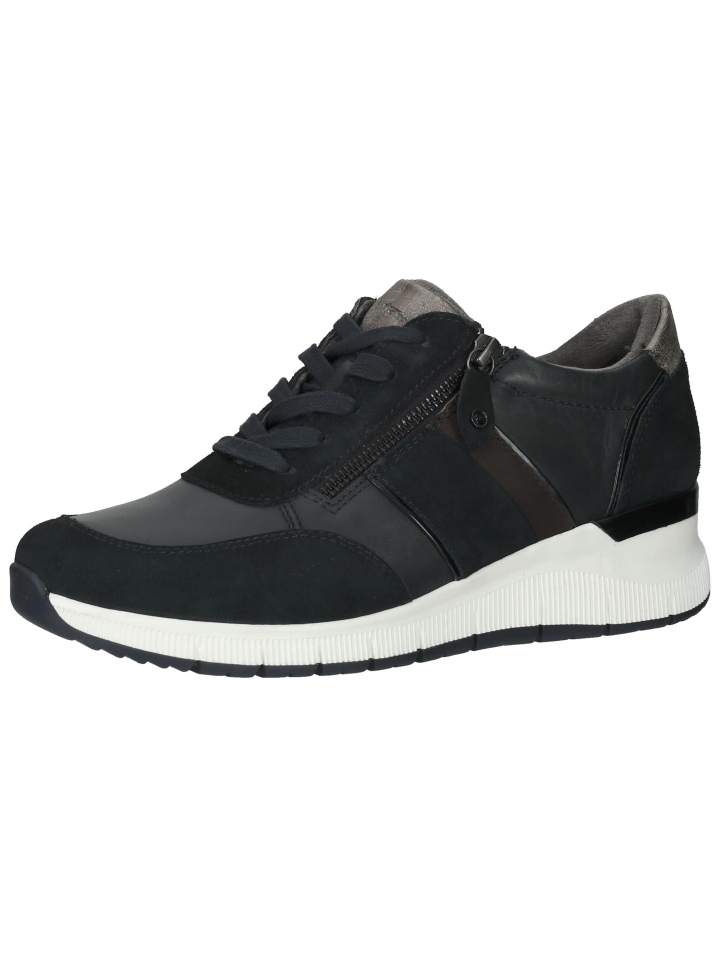 Tamaris Sneakers laag in Blauw: voorkant