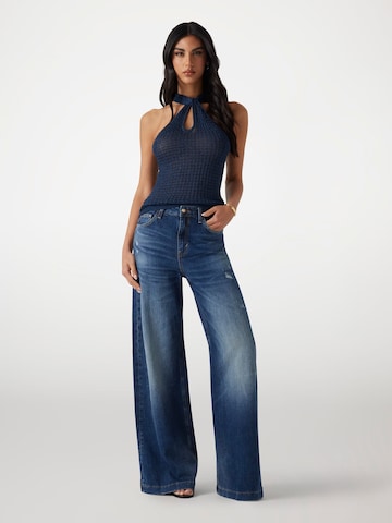 GUESS Knitted Top in Blue