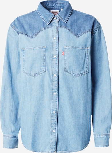 LEVI'S ® Bluse 'Teodora Western Shirt' in blue denim / hellblau, Produktansicht