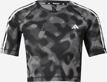 T-shirt fonctionnel 'Own the Run' ADIDAS PERFORMANCE en gris : devant