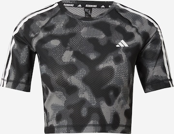 ADIDAS PERFORMANCE - Camiseta funcional 'Own the Run' en gris: frente