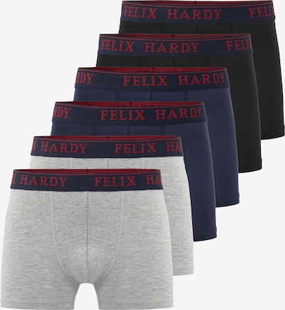 Felix Hardy Bokserishortsit värissä tummansininen / meleerattu harmaa / musta, Tuotenäkymä