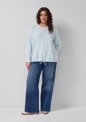 s.Oliver Sweatshirt in Blauw: voorkant
