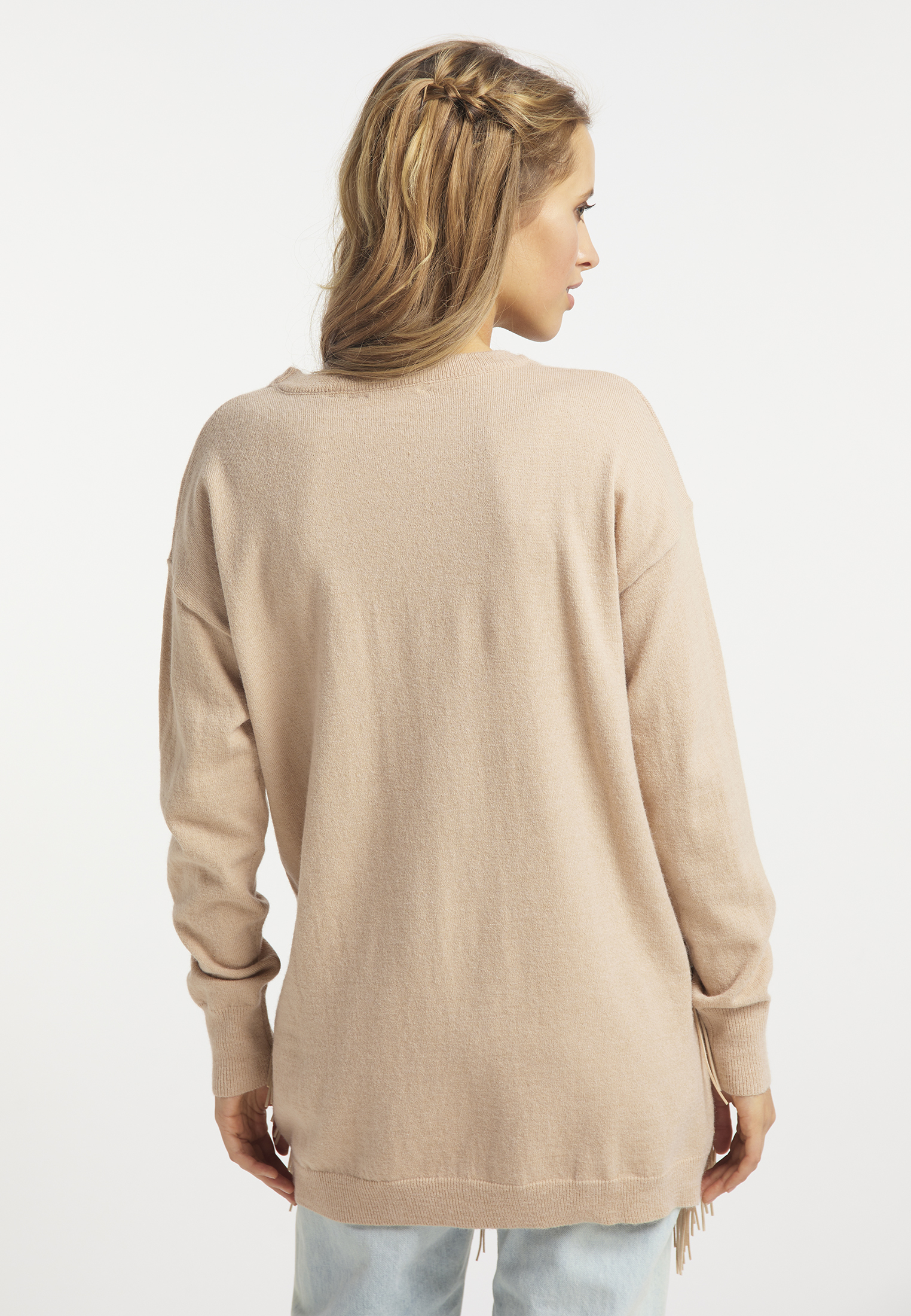ApEct Odzież usha FESTIVAL Sweter w kolorze Beżowym 
